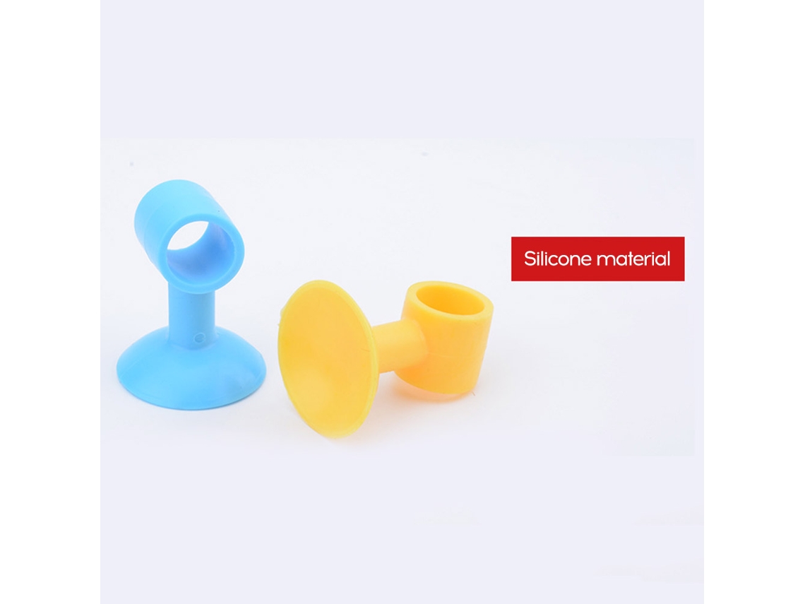 Porta Calço de Silicone (sem Perfuração, Anticolisão e Amortecedor)