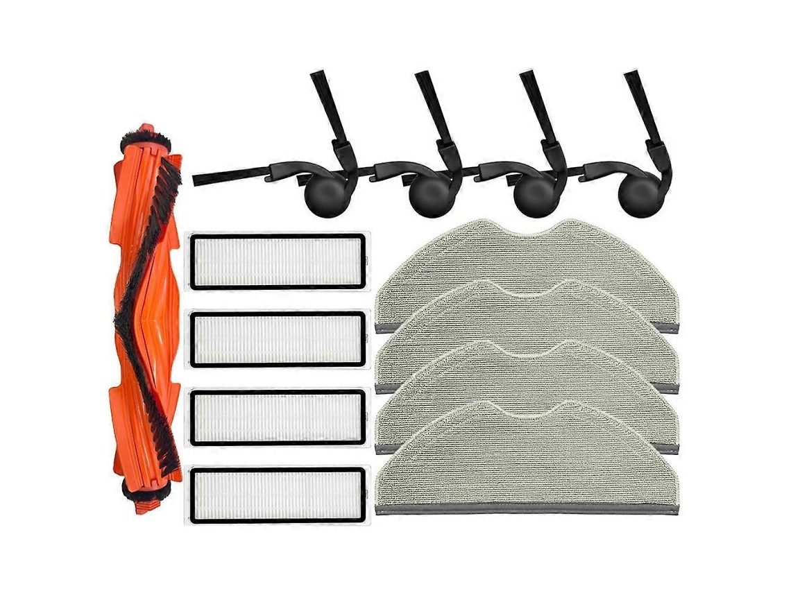 Peças De Reposição Para Aspirador Robô Xiaomi S40/ov81: Rolo Principal, Escova Lateral, Pano De Limpeza, Saco De Pó E Acessórios._ptg