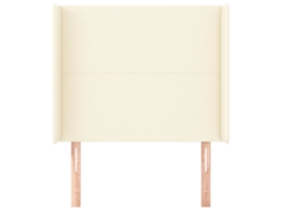 Headboard, Headboards Vidaxl Creme Couro Artificial (103 X 16 X 118/128 Cm)