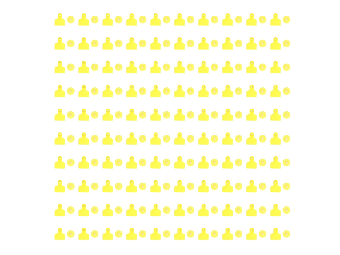 100 Conjuntos de Etiquetas para Gado