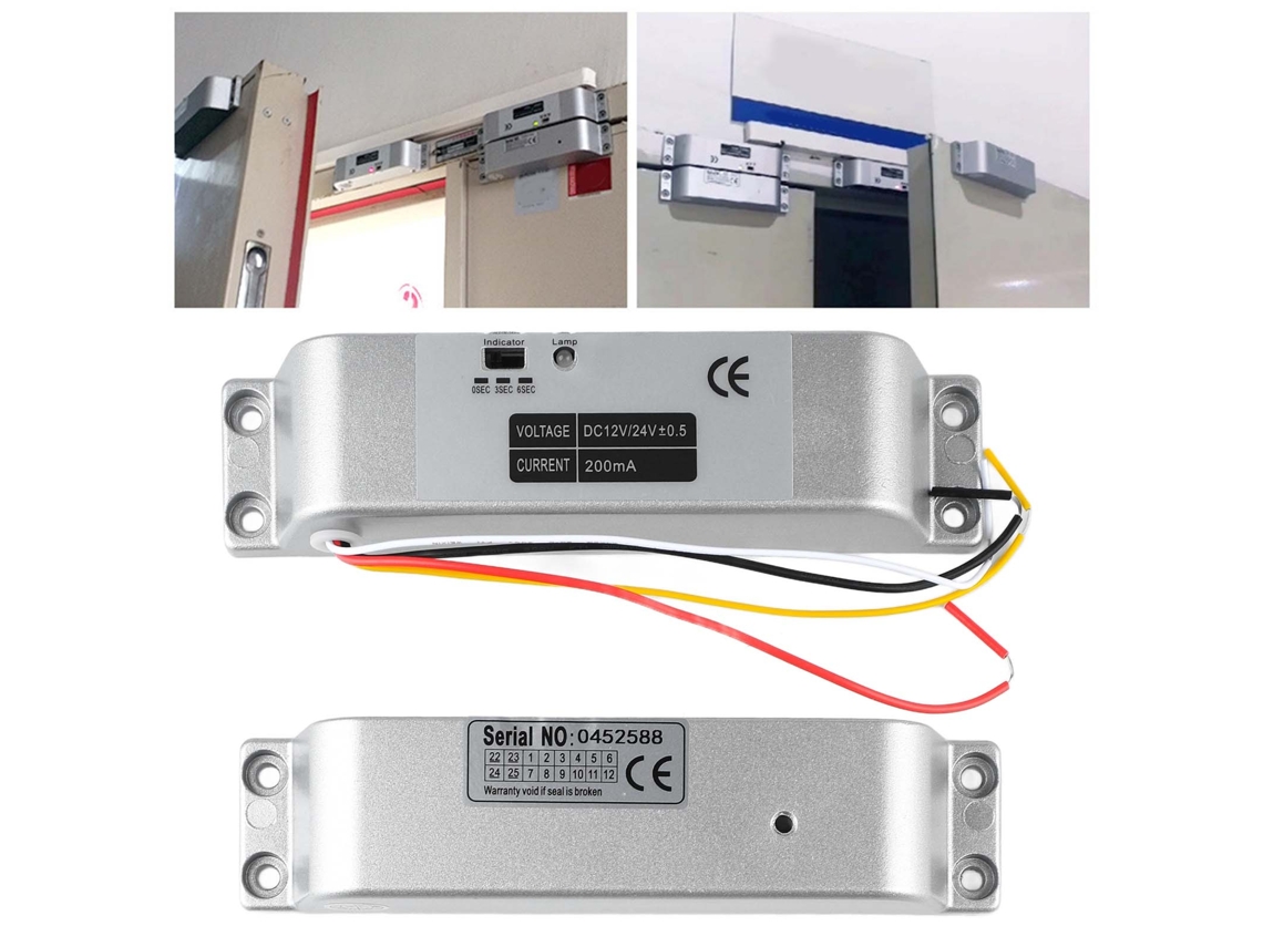 Lurelia Fechadura Elétrica Para Porta, Armário Ou Gaveta Com Instalação Segura, 12v, 24v