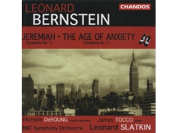 CD Leonard Bernstein, BBC Symphony Orchestra and Leonard Slatkin - Jeremiáš (1CDs)