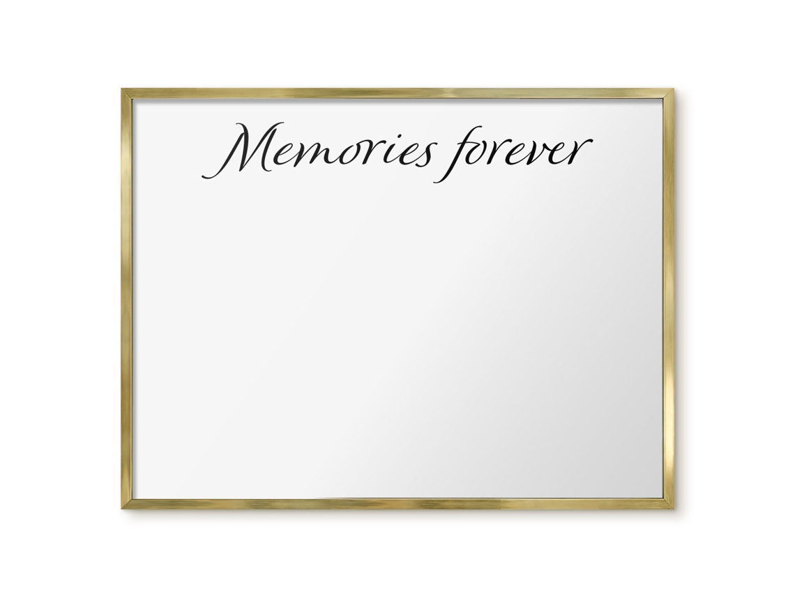 Magnetic Board Memories Forever For The Living Room Espelharte (80x60 Cm)