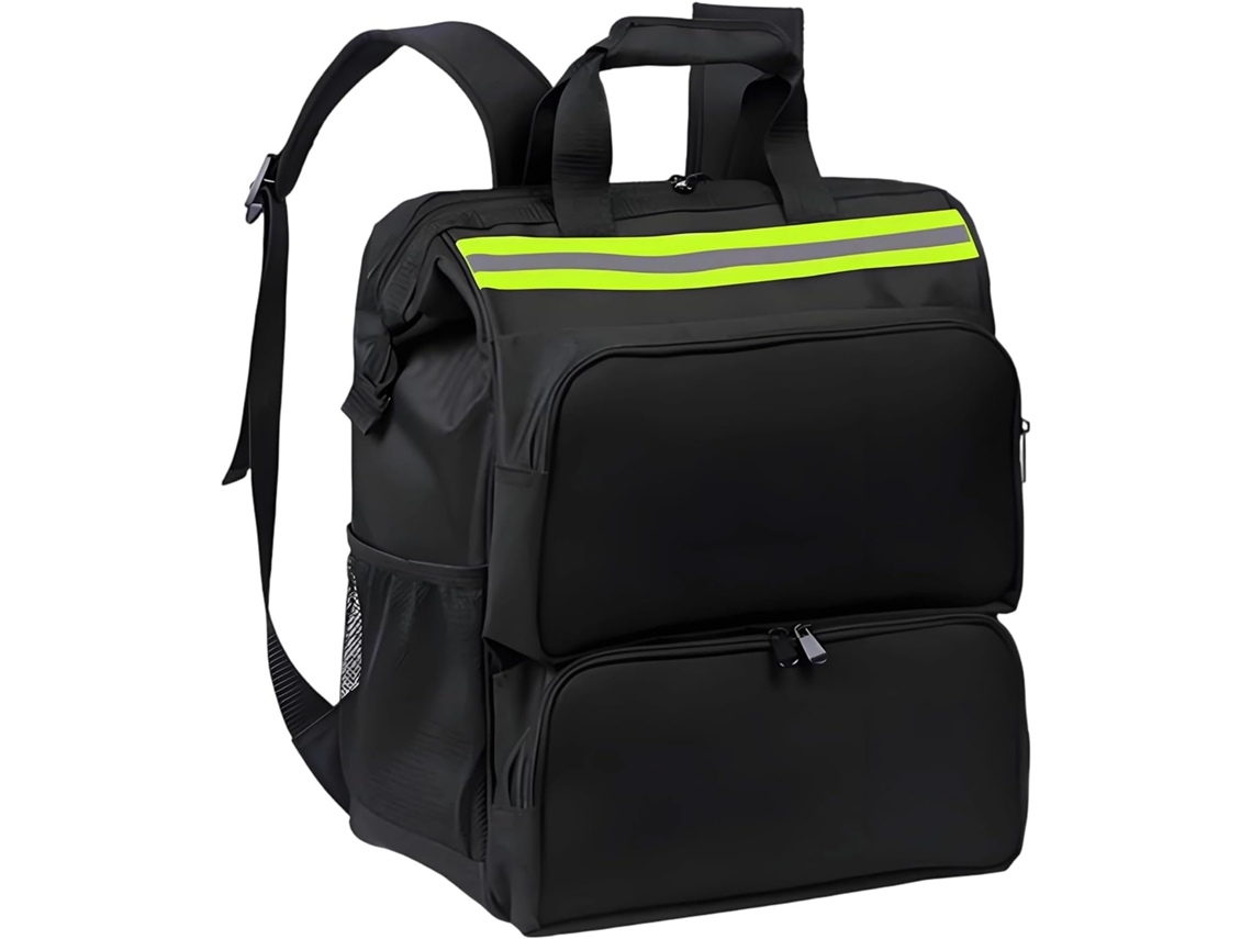 Bolsa utilitária com compartimentos organizadores, mochila, bolsa para ferramentas, ideal para negócios e projetos artesanais.