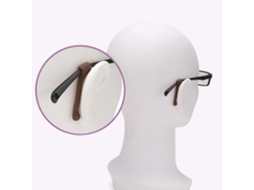 1 Par de Ganchos Silicone Antiderrapantes para Óculos, Suporte Elástico Colorido Pontas Têmpora, Óculos GOKOCO