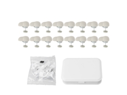 2026 Store 16 Clipso para Edredón Conejo Bonito Pinzas para Colcha Almohadas Cortinas Hoja de Cama Decoración Beige