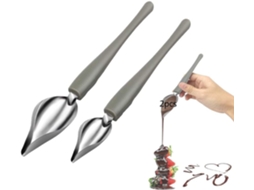 Conjunto de Colheres Decorativas 2 Peças em Forma de Lápis NEVEANCE