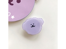 2026zentro-suporte Anel Para Celular Com Grip Colapsível Cute Cartoon Urso Roxo E3