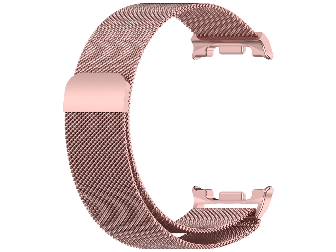 Pulseira Milanese Em Aço Inoxidável Com Malha Metálica Para Samsung Galaxy Watch 9 Rosa Rosado Hexinyigjly