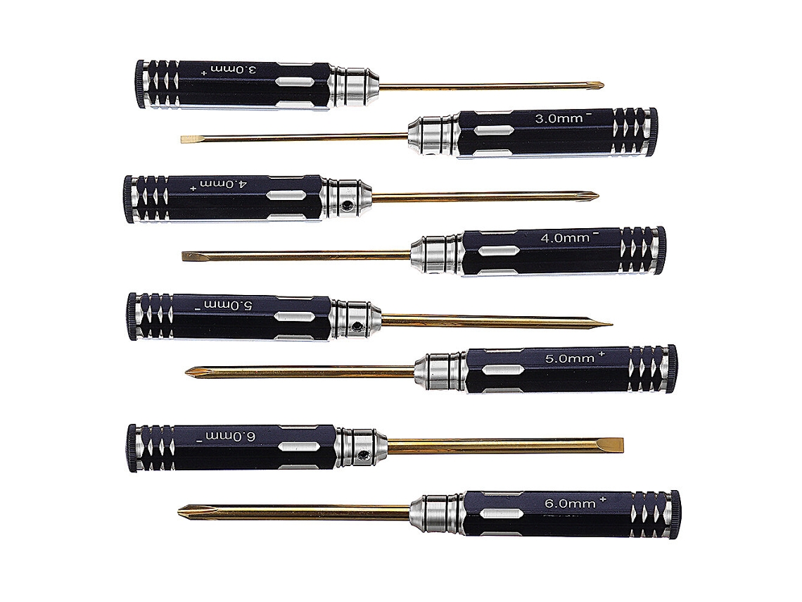 Conjunto de 16 chaves Yunzhong hexagonais, Phillips e de fenda para para-lamas, compatíveis com modelos RC. MDUG