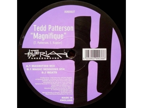 Vinil Magnifique, Tedd Patterson Hysteria Underground