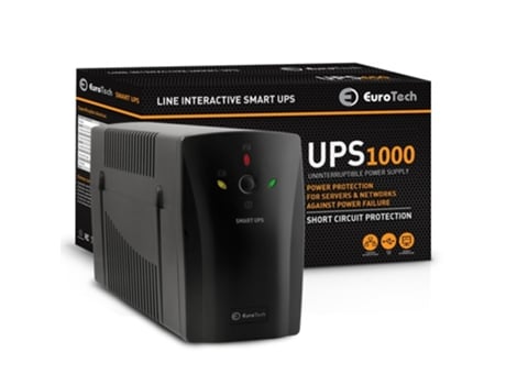 SMART UPS 1000VA / 600W 1USB 2RJ45 2SCHUKO