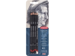 Pack de 4 Lápis de Carvão DERWENT