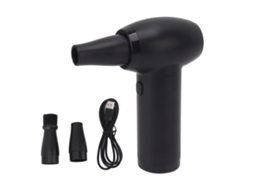Laxiscreed Mini Secador De Cabelo Recarregável E Portátil Com Coletor De Poeira, 130000rpm, Alta Potência E Fácil De Usar