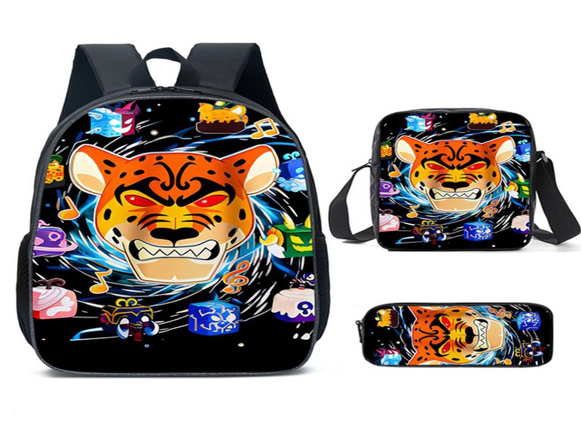 Lurelia Mochila Escolar, Grande Capacidade, Com Alça, Design Animado