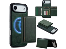 Capa Para Iphone 17 Air Com Porta-cartões Rfid Removível E Magsafe - Série Lc.imeeke L5