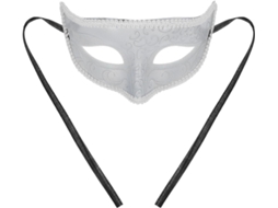 Máscara Decorativa De Renda Branca Para Festa De Máscaras E Baile De Halloween Para Adultos