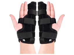 2 Pacotes De Férula De Dedo Boxer Com Suporte Acolchado Para Fraturas Metacarpianas, Material Transpirable E Alumínio Moldável