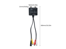 Modulador RF AV para saída RF NTSC Ch3 controlado por PLL em frequência de operação VHF.