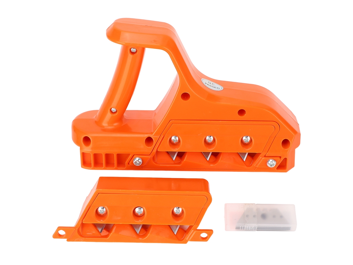 Cortador Rápido De Placa De Gesso Com 3 Lâminas Chanfro 45 60 Graus Planejador Manual Para Dry Wall Madeira Macia Plástico