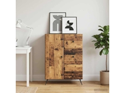 Vidaxl Buffet Madeira Antiga 66 X 34,5 X 90 Cm Derivados De Madeira