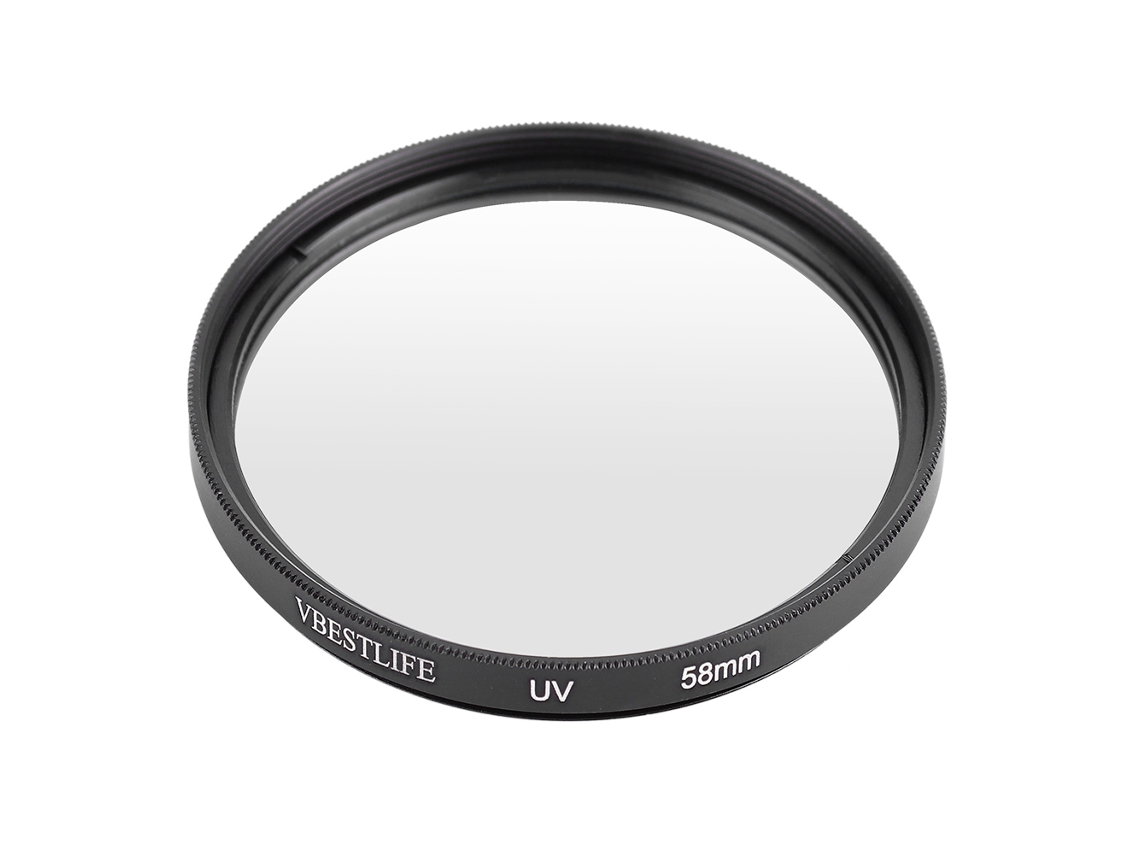 Filtro Uv Ultra Delgado Universal Vbestlife Para Cámaras Dslr, Protector De Lente 58mm