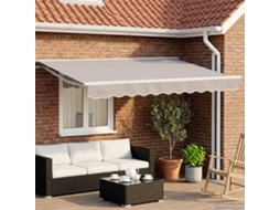 Vidaxl Toldo Retrátil Elétrico Cinzento-claro 3 X 2,5 M