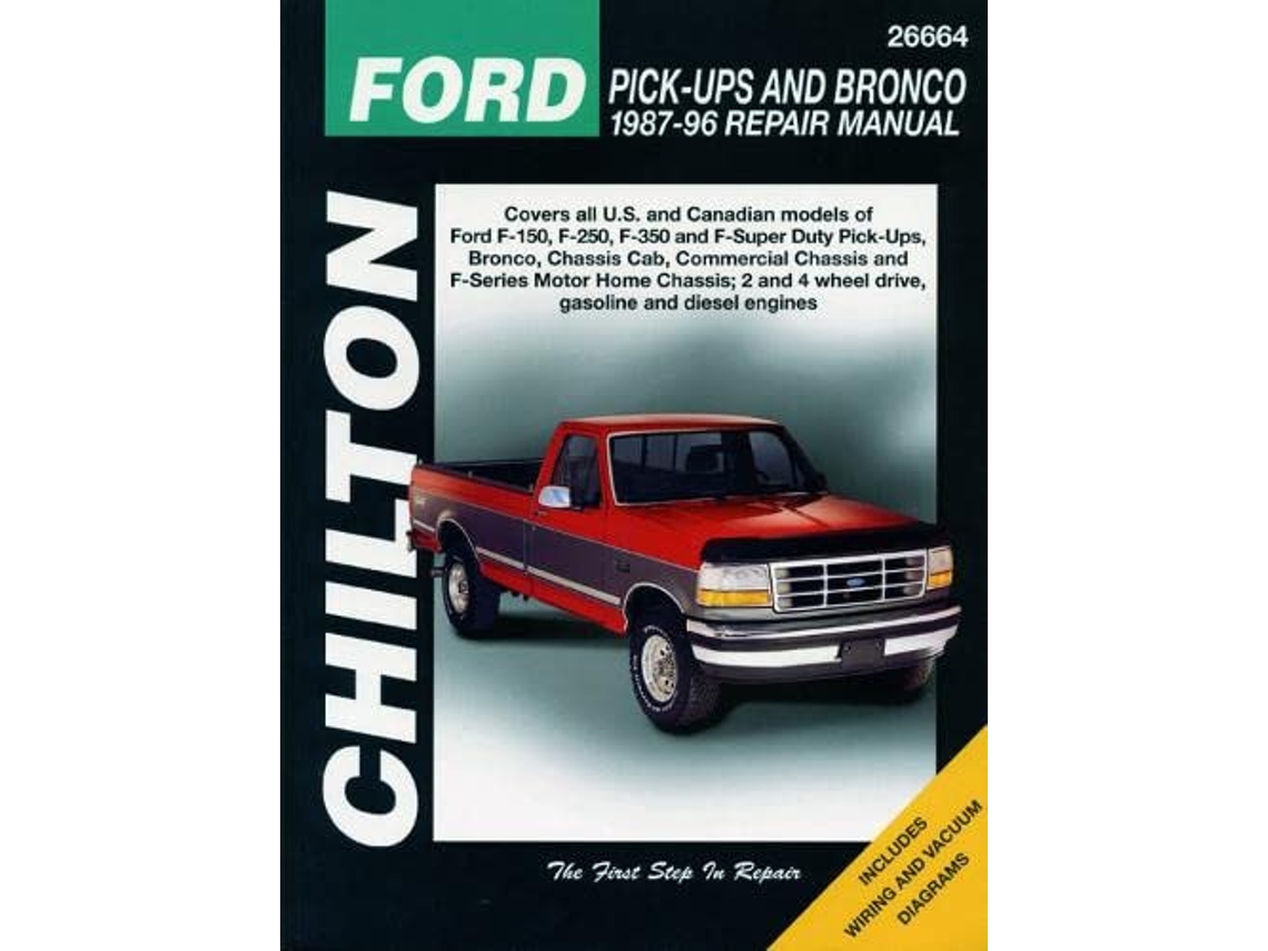 Livro Ford Pickups Bronco de Chilton (Inglês)