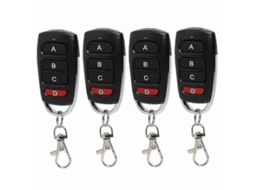 Controle Remoto Universal Para Portão De Garagem 433mhz, Pacote Com 4 Transmissores Para Portões E Garagens, Interruptor Remoto Sem Fio Portátil