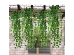 Guirlanda de videira de hera artificial - 2x 170cm - Decoração de folhas de plantas verdes S/MARCA