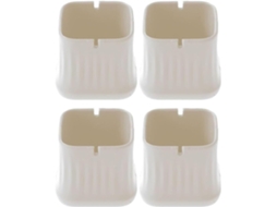 Protetores De Piso Para Pés Cadeiras, 4 Silicone Móveis, Capas Mesas,
