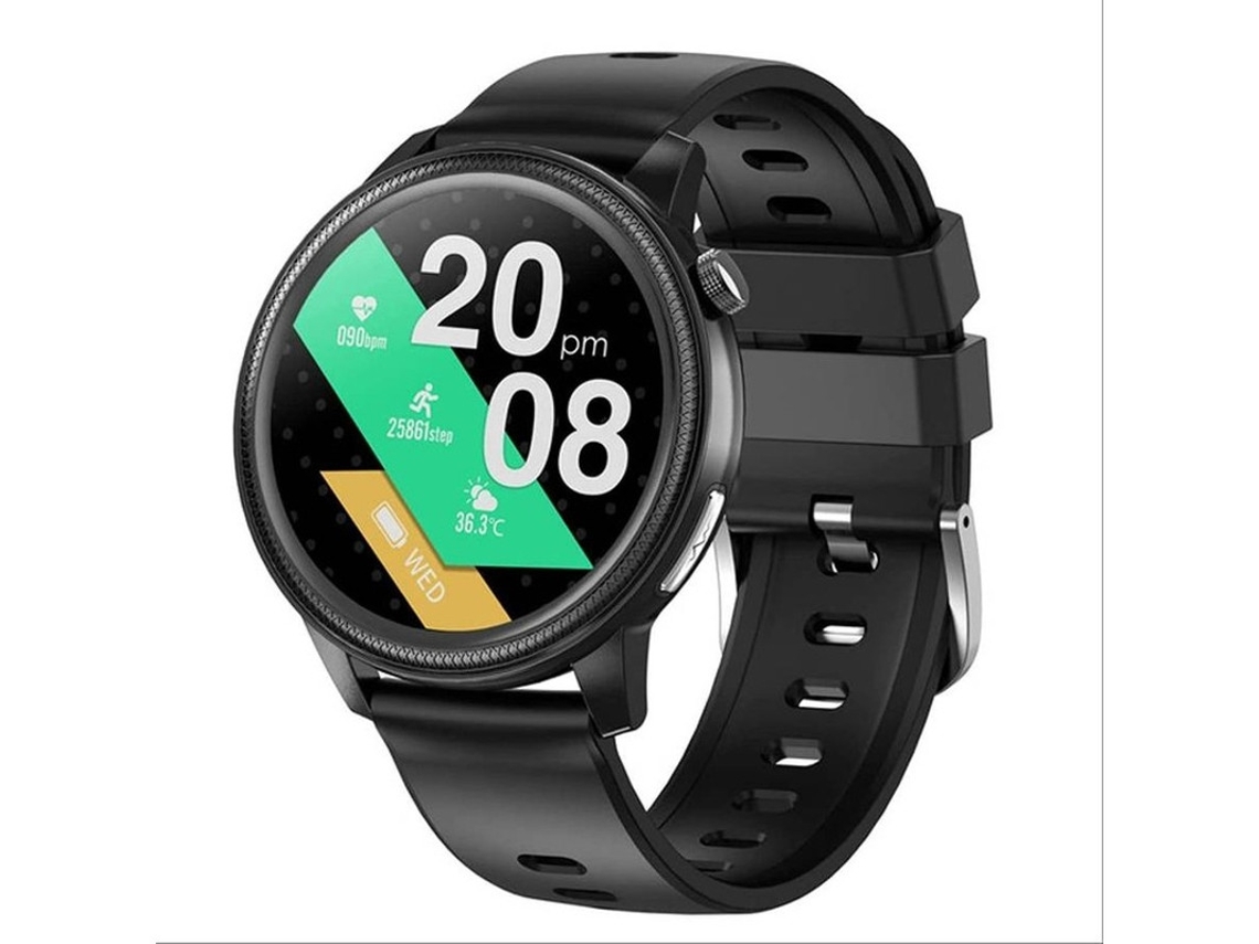 Montre Connectée Masculino Ecg Monitor De Pressão Arterial Ritmo Cardíaco Smartwatch Feminino Fitness Yizhood (preto)
