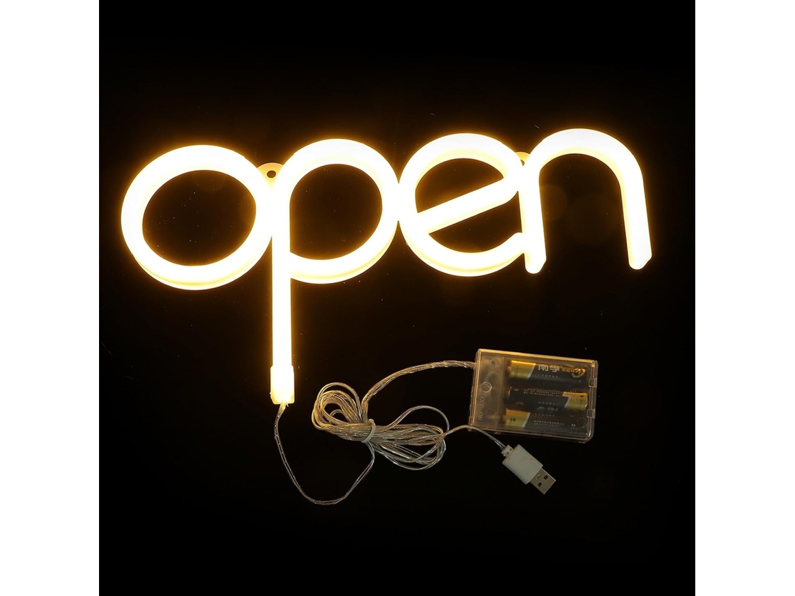 Letreiro de Led Neon, Ambiente Aconchegante e Decorativo para Bar, Restaurante, Quarto, Festa, Luminária de Parede SFUSHOS