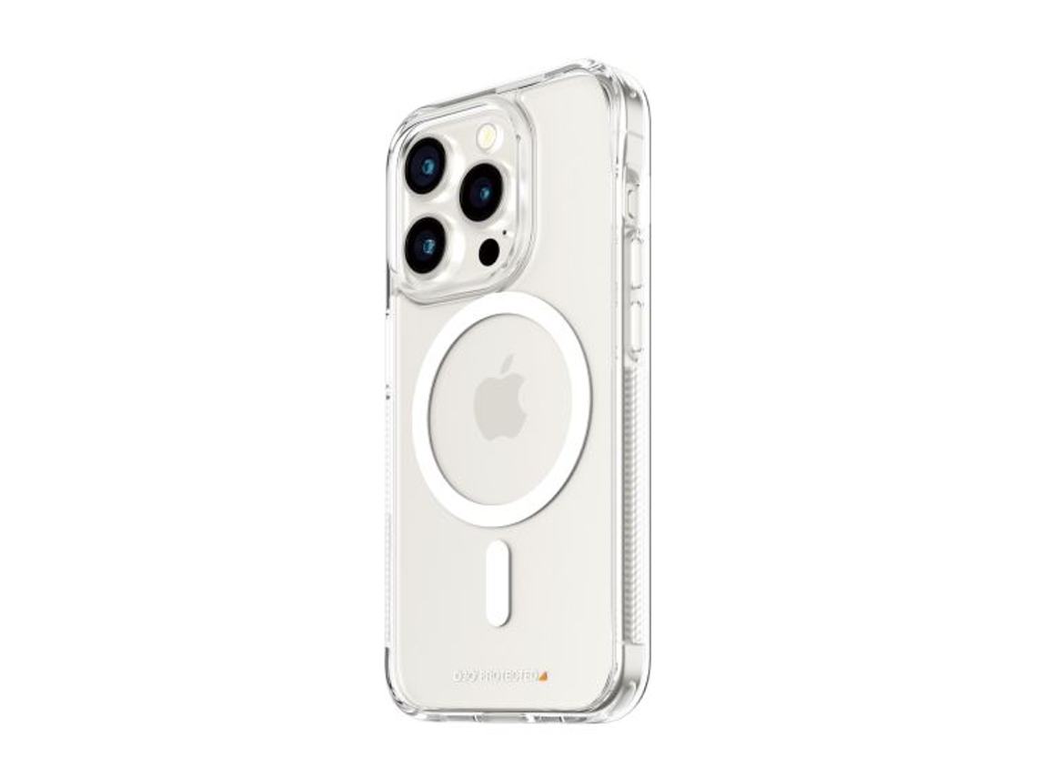 Capa Magsafe Antiriscos para iPhone 15 Pro PANZERGLASS Rígida Transparente