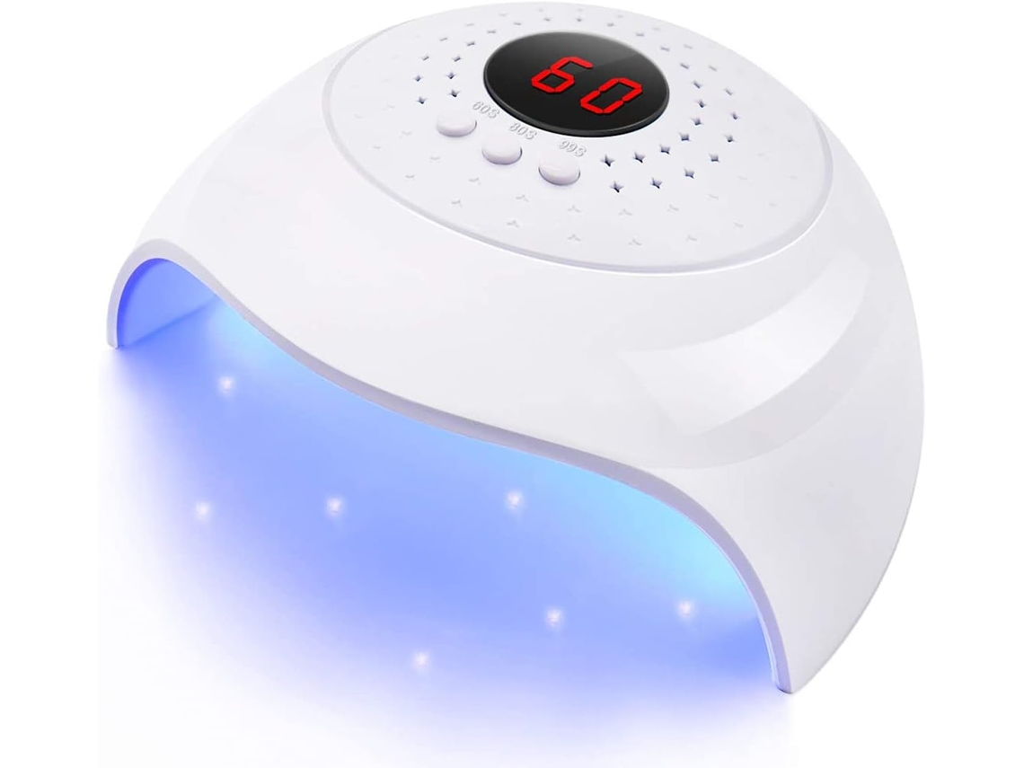 Lâmpada Uv Para Unhas 54w Com Secador De Gel, Cura Por Usb, 3 Temporizadores E Sensor Automático