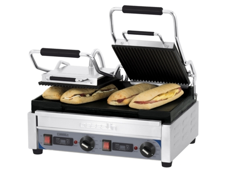 Panini Grelha Premium com Duas Ranhuras Suaves com Timer Cgp2Rlpt CASSELIN