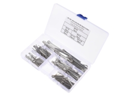 Conjunto de 230 peças de grampos de fixação com pino de retenção para carro e articulação mecânica.