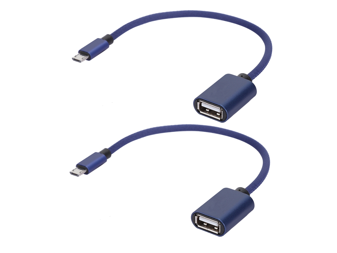 Adaptador Micro Usb Otg LAXISCREED Azul 2un