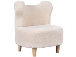 Poltrona Infantil, Dims 47x43x53cm Rtimento Para Guardar Objetos, Confeccionada Em Tecido E Pelúcia Polar. Dimensões 47x43x53cm. Cor Bege. Ehstmind