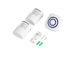Campainha De Indução Com Divisão De Plug-in (2 Transmissores Para 1 Receptor, Adaptação De Ampla Faixa De Tensão)