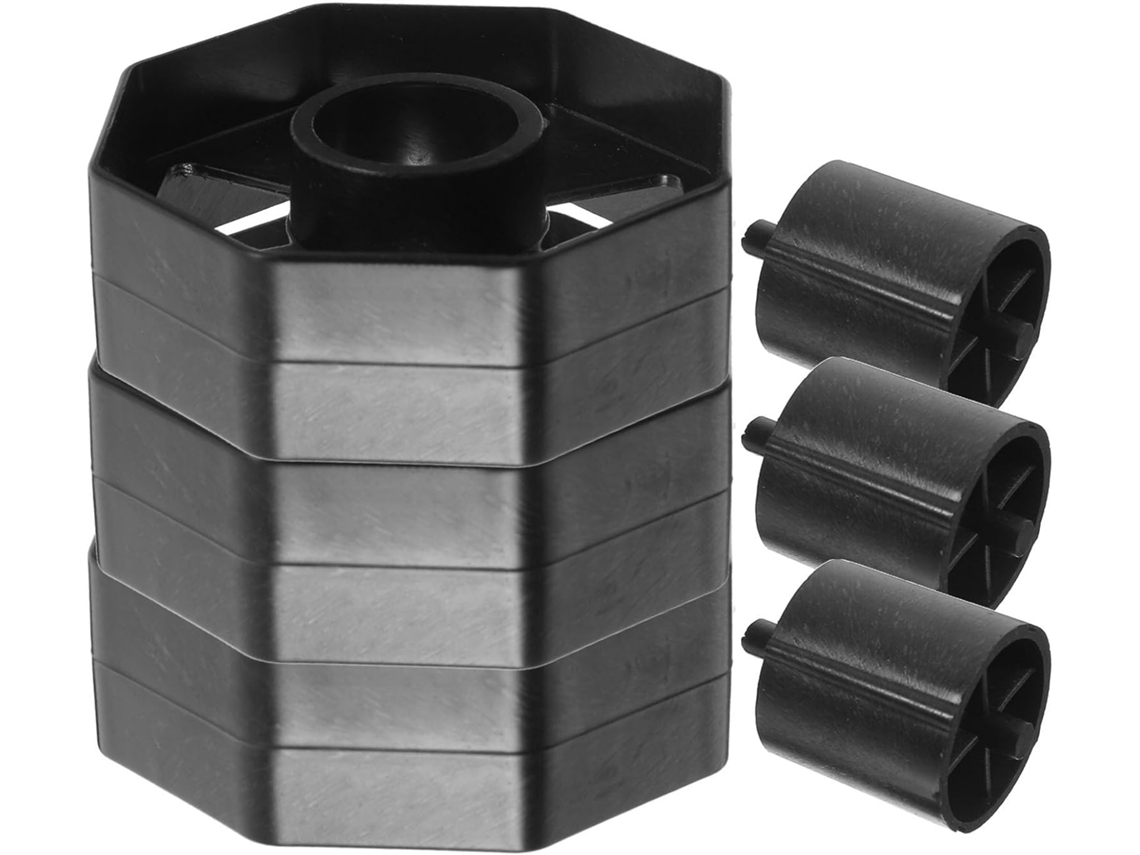 Conjunto Nuobesty com 10 núcleos e rodas de substituição para mesa dispensadora de adesivo Fita em plástico, operação suave e