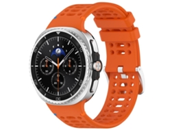 Bracelete Silicone Costurado com Padrão de Onda para Samsung Galaxy Watch 4 Classic (42mm/46mm) Cinza Escuro XIAOMOYU