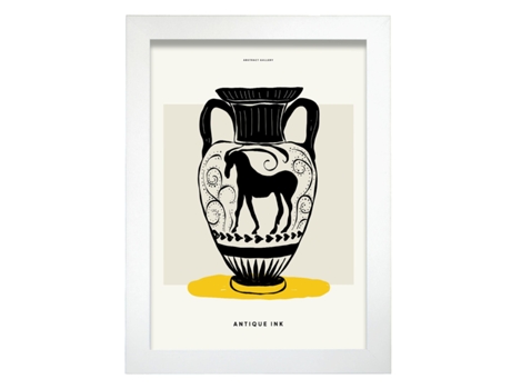 Póster Artemante NACNIC Pop. Ilustrações artísticas modernas de vaso de cabra da montanha para decoração de interiores.