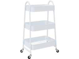 Storage Trolley, Storage Trolleys Vidaxl Preto Aço (n/a)