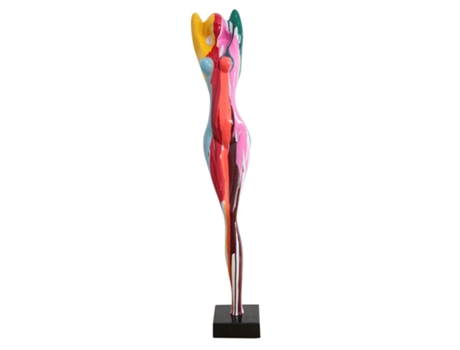 Figura Feminina Scarlett 19X15X101 Cm Multicolorido