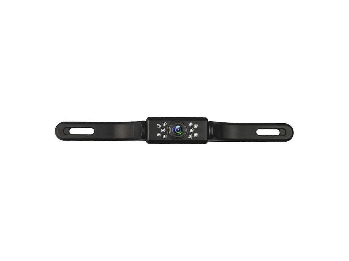 Câmera Ré Carro Visão Noturna Hd 9 Led Placa Traseira Dianteira