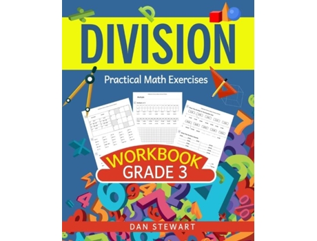 Livro Division Workbook Grade 3 Practical Math Exercises De Dan Stewart (inglês)