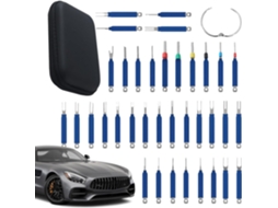 Kit de ferramentas para remoção de extremidades com 36 extratores de precisão.
