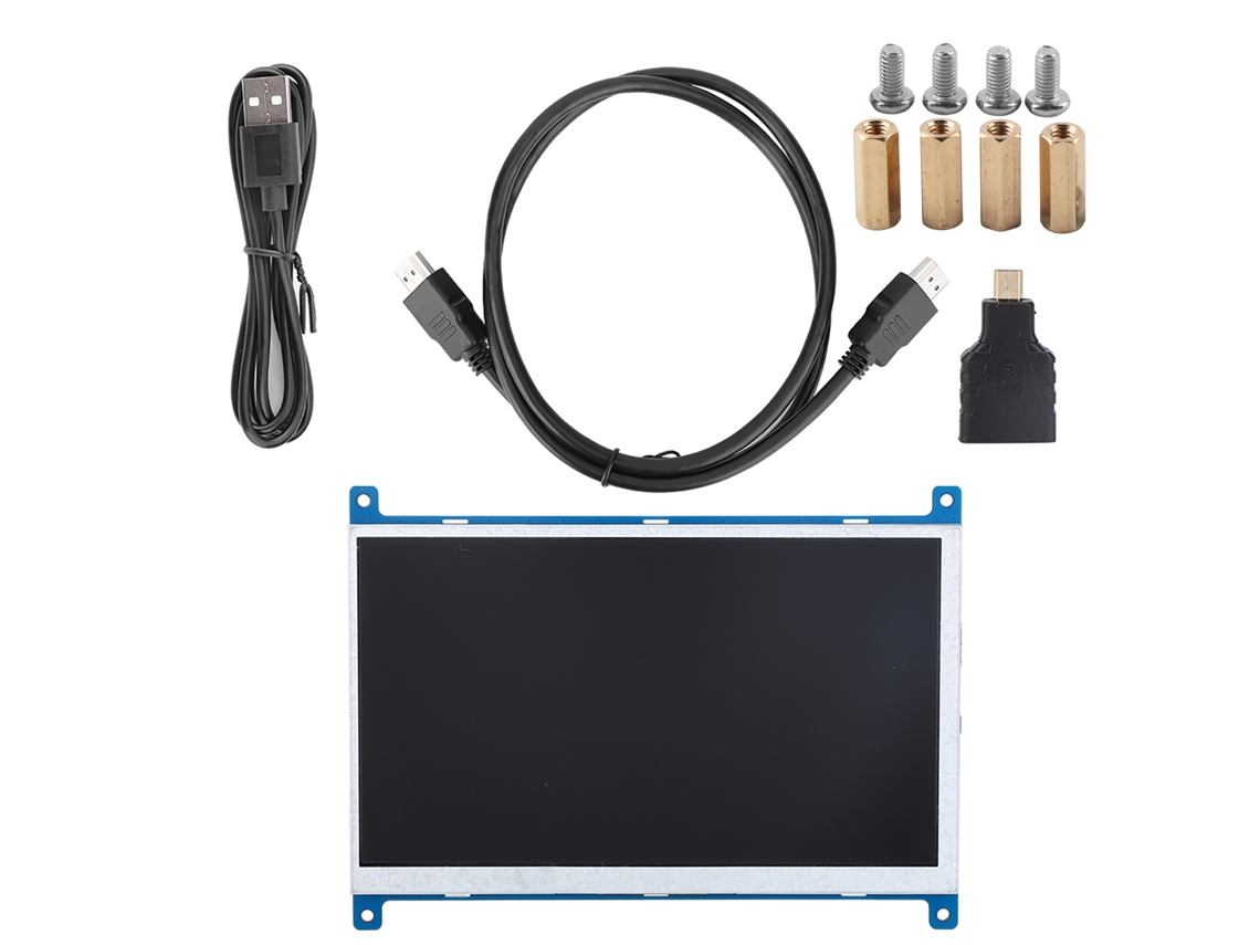 Ecrã De 7 Polegadas Laxiscreed Hd Com Hdmi Para Raspberry Pi 4b/3b