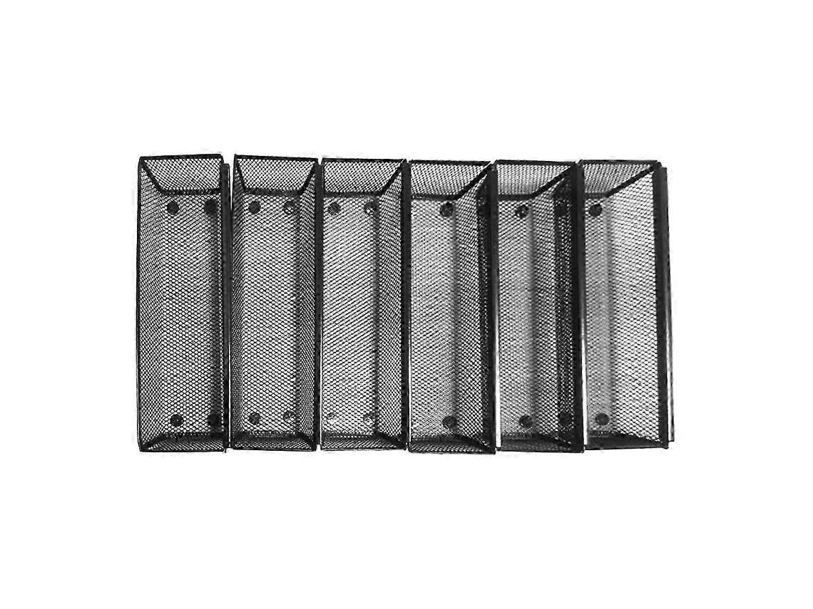 Organizador de gavetas Slowmoose de 6 peças, organizador de talheres de cozinha, bandeja para utensílios, organizador de malha metálica